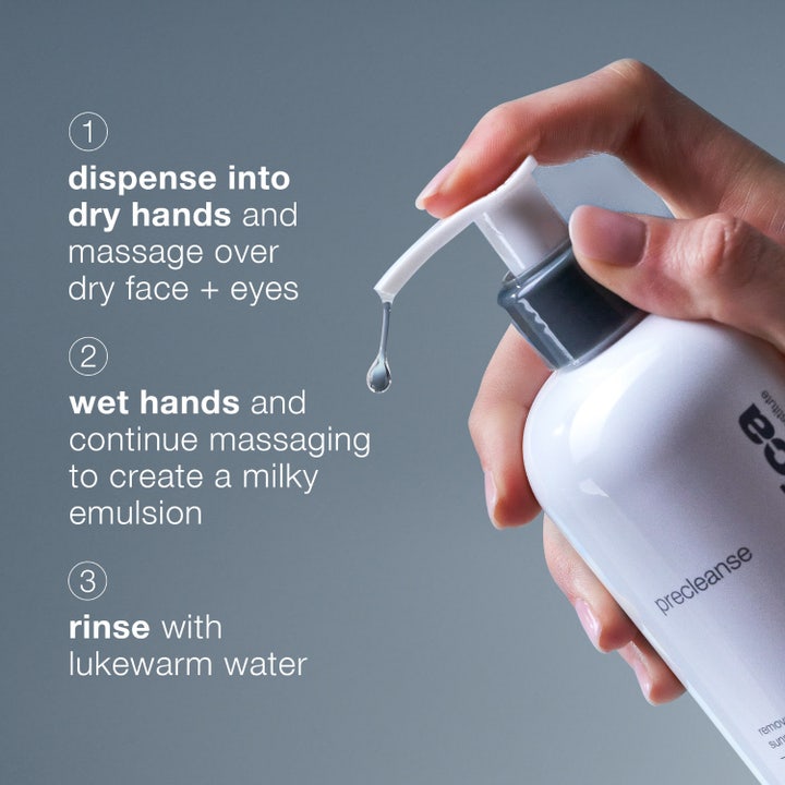 Dermalogica PreCleanse 295 ml ansiktsrens som fjerner sminke og pleier huden i hvit pumpeflaske