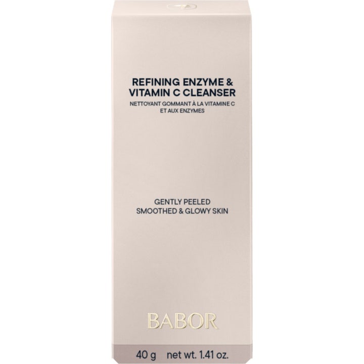 Babor Refining Enzyme & Vitamin C Cleanser 40 g ansiktsrens i beige eske som gir huden ny glød og jevnere tekstur.