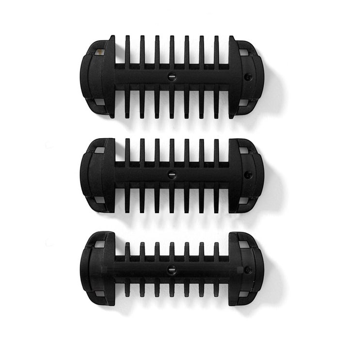 BaByliss Tripple S Beard Trimmer 1 stk skjeggtrimmer med tre sorte avstandskammer i ulik lengde for presis styling.